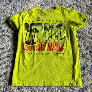 Bright Vans tshirt. Size 2T.